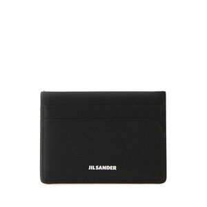 Jil Sander Men Black Leather Card Holder